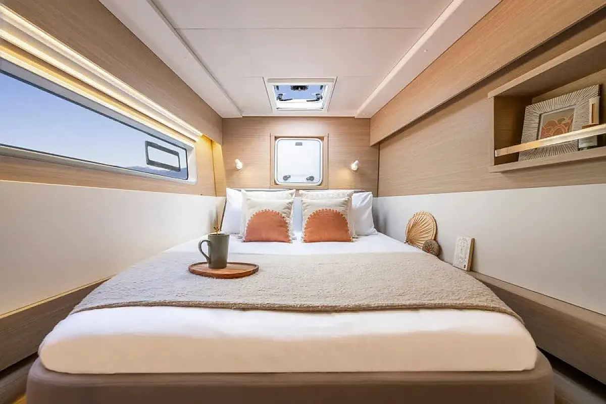 Lagoon 43's forward double cabin